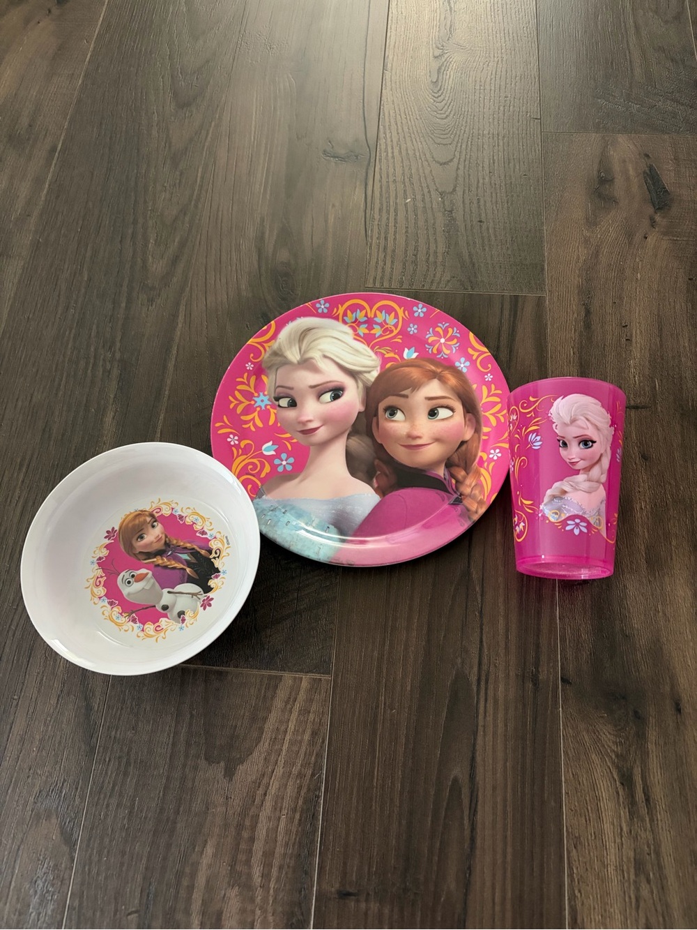 Zak! Kids Disney Frozen 3-Piece Dinnerware Set